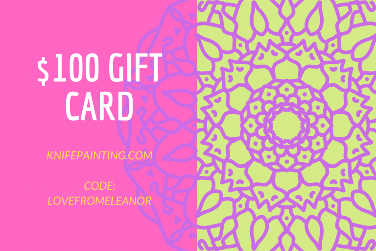 oil painting gift card