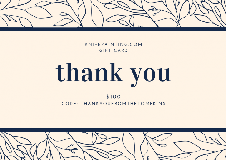 oil painting gift card