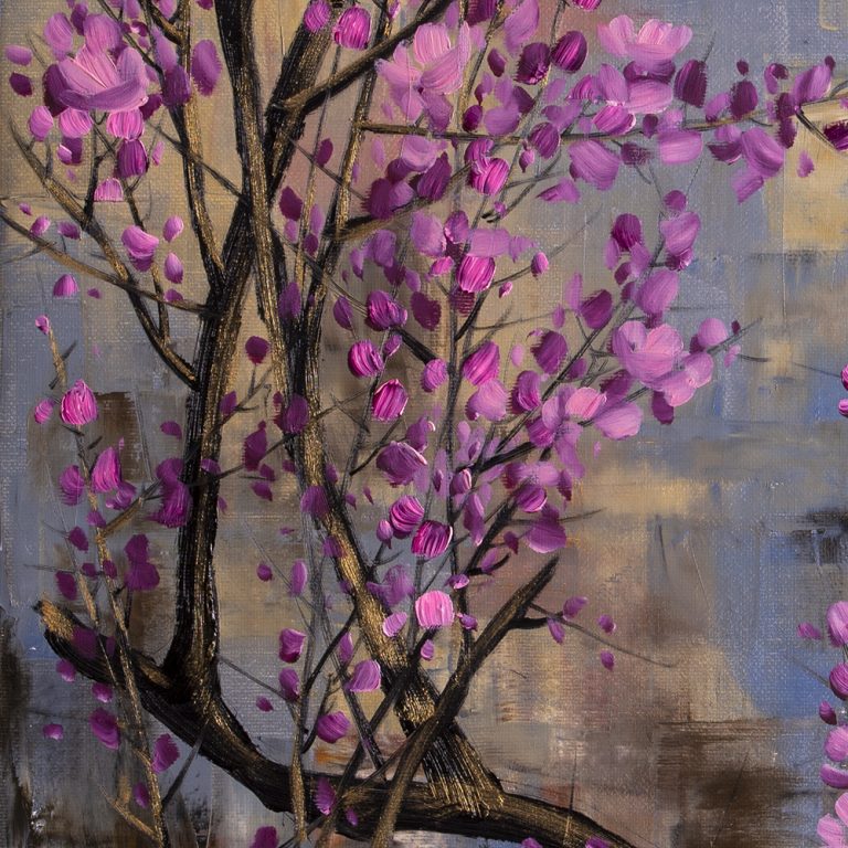 plum blossoms canvas oil painting