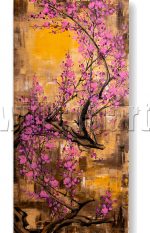 plum blossoms flower canvas oil painting