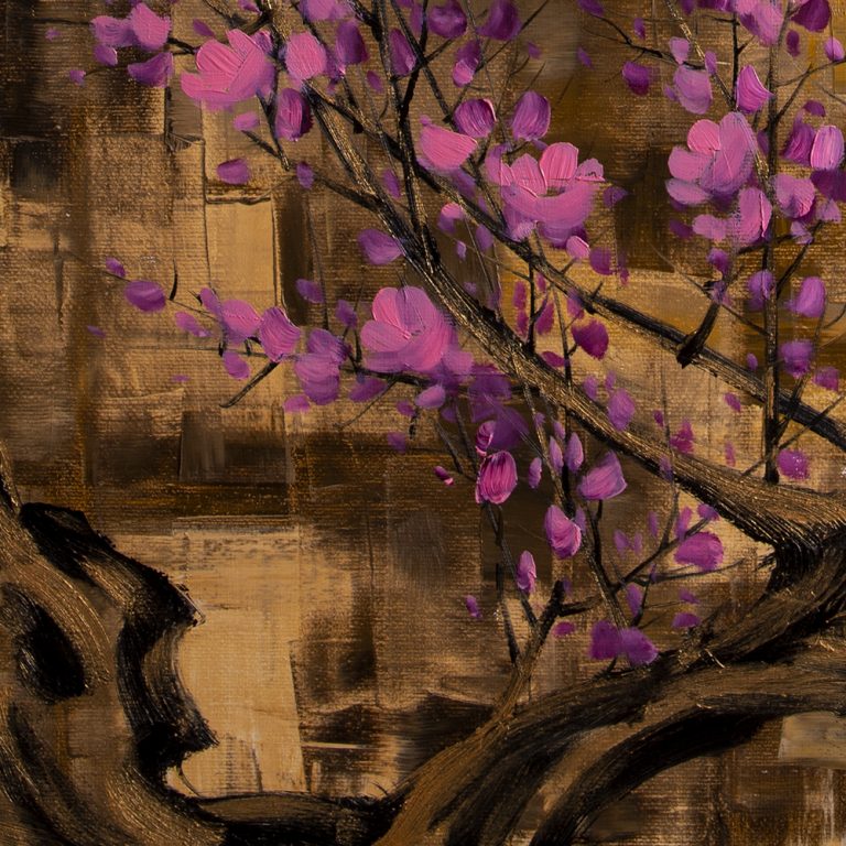 plum blossoms flower canvas oil painting