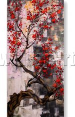 plum blossoms flower oil painting