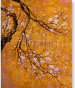 plum blossoms oil painting