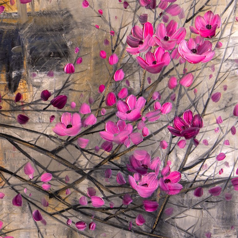plum blossoms oil painting huge canvas art